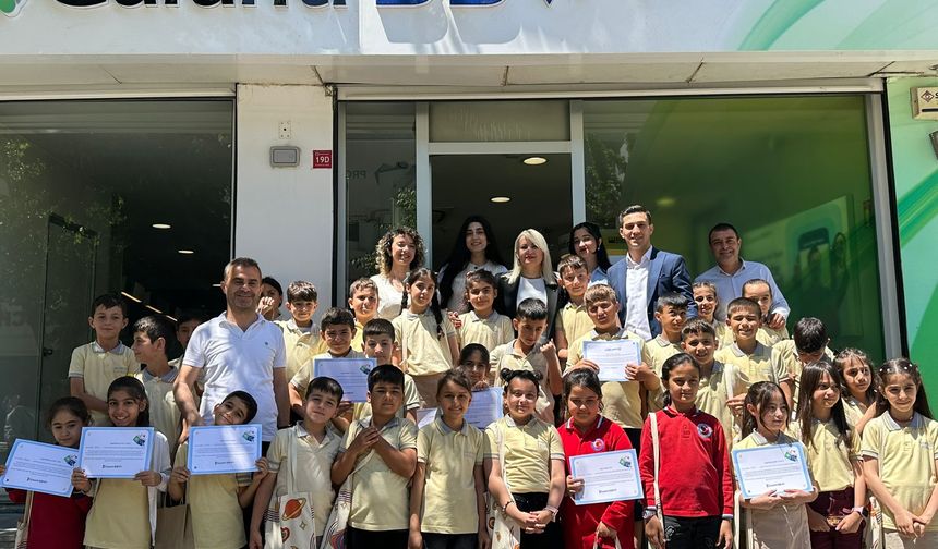 Garanti BBVA Siirt Şubesi Mehmetçik İlkokulu Öğrencilerini Ağırladı