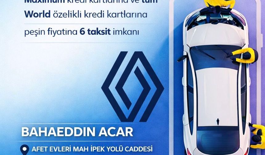 Bahaeddin Acar Renault Servisi’nden Yaz Kampanyası: Bakım ve Onarımda Yüzde 20 Avantaj