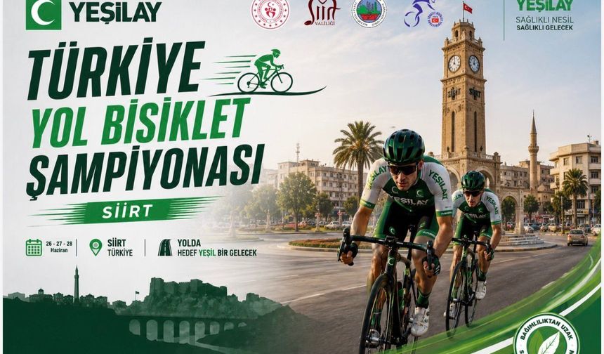 Türkiye Yol Bisikleti Şampiyonası'nda Gözler Siirt'e Çevrildi
