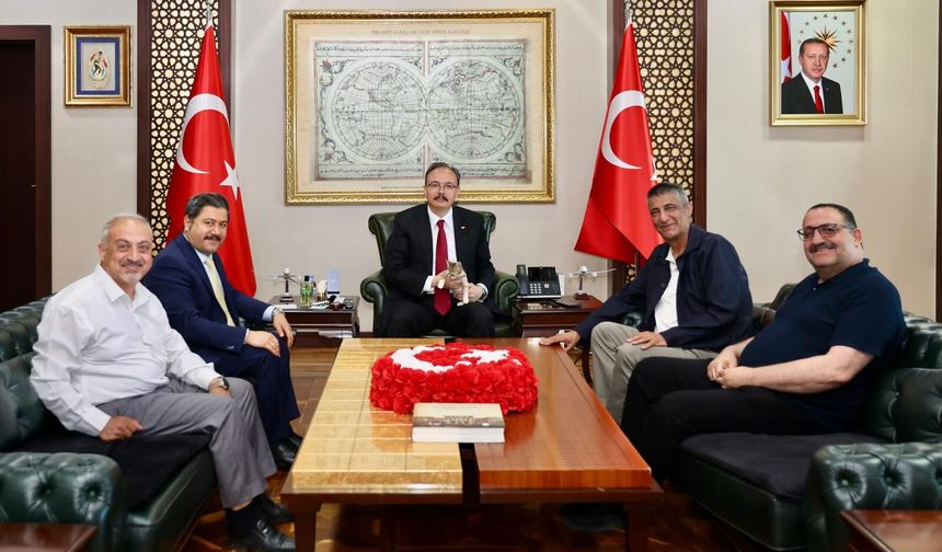 Basın Mensuplarından Vali Kızılkaya’ya Ziyaret