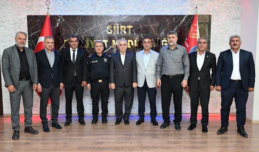 Hasan Carlık’tan Emniyet Müdürü Özdemir’e Hayırlı Olsun Ziyareti