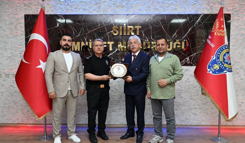 Erzurumlu İş İnsanlarından Siirt Emniyet Müdürü Özdemir’e Hayırlı Olsun Ziyareti