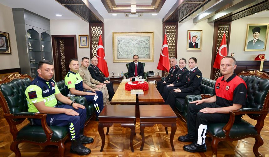 Tuğgeneral Özmen ve Heyetinden Vali Kızılkaya’ya Ziyaret