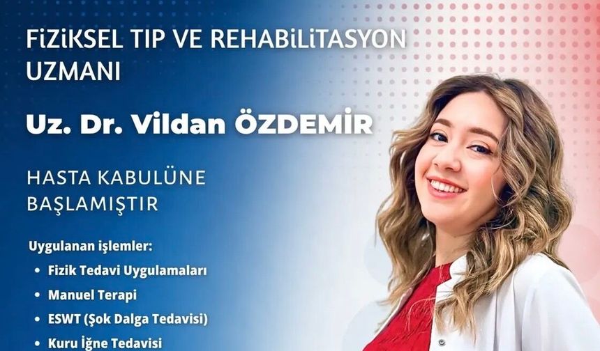 Fizik Tedavi Uzmanı Dr. Vildan Özdemir, Özel Siirt Duru Hastanesi’nde Göreve Başladı