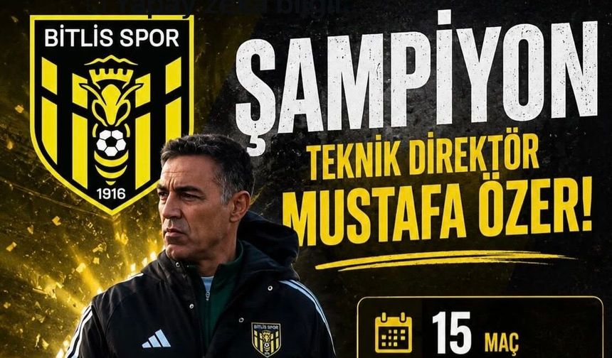 ŞAMPİYON HOCA: MUSTAFA ÖZER’DEN ÜST ÜSTE İKİ ŞAMPİYONLUK