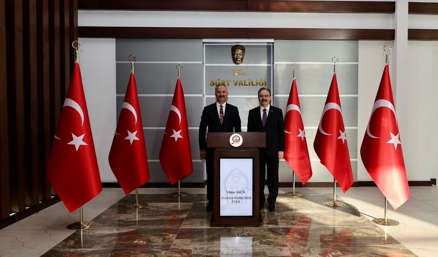 Anayasa Mahkemesi Üyesi Yılmaz Akçil’den Vali Kızılkaya’ya Ziyaret