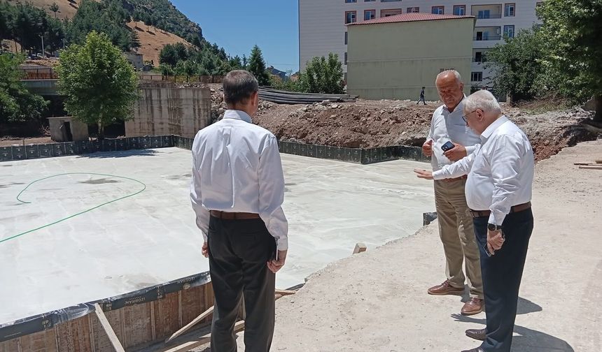 Baykan Merkez Camii’nde Çalışmalar Devam Ediyor