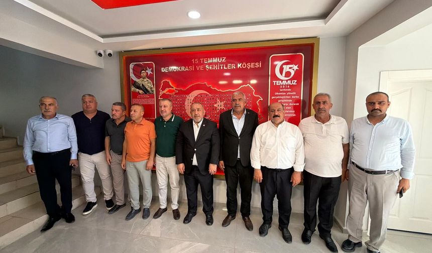 Baki Olgaç, Seyithan Solmaz ve Beraberindeki Heyeti Ağırladı