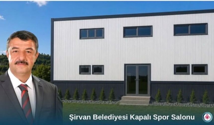 Şirvan’a Bir Yatırım Daha: Kapalı Spor Salonu İnşaatı Başladı