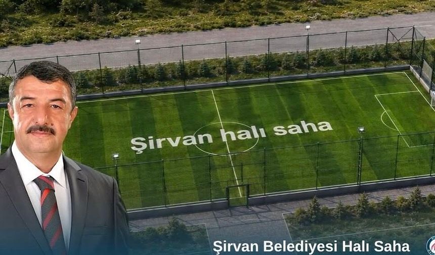 Şirvan Belediyesi’nden Gençlere Modern Halı Saha Müjdesi