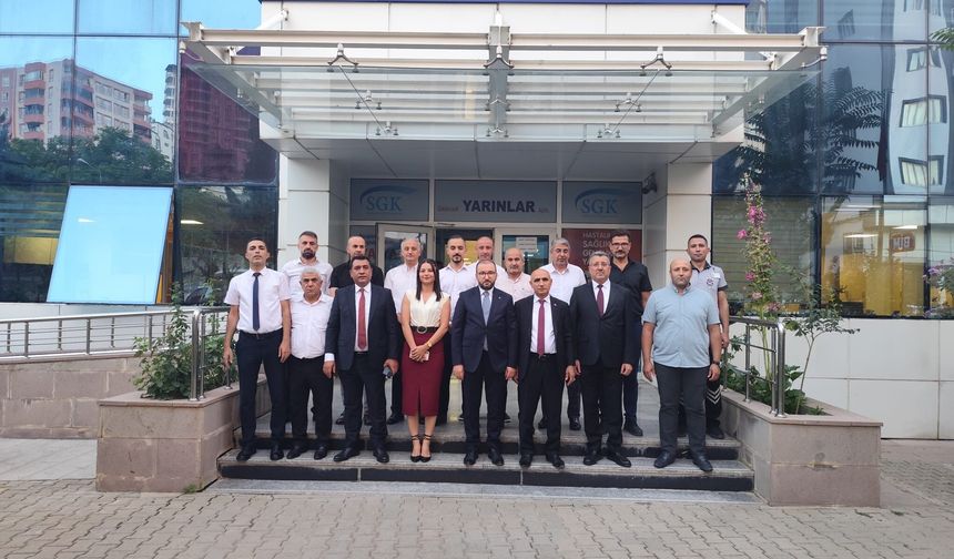 SGK Başkanı Yunus Elitaş, Siirt İl Müdürlüğünü Ziyaret Etti