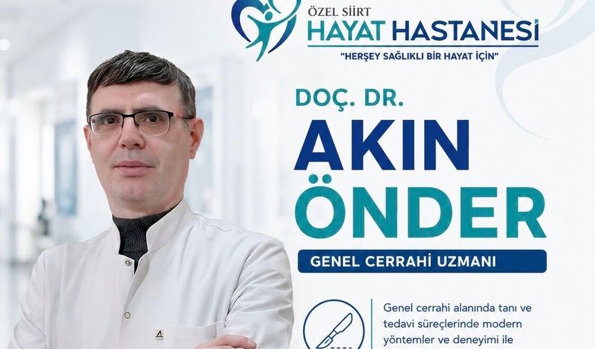 Özel Siirt Hayat Hastanesi’nde 32 Yaşındaki Hastaya Başarılı Dalak Ameliyatı