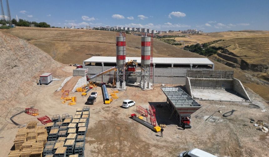 Siirt’te Beton ve Parke Taşı Tesisi Kuruluyor