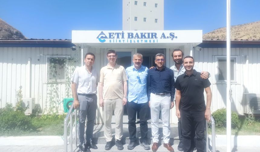 Özel Siirt Hayat Hastanesi’nden Eti Bakır’a Ziyaret ve İş Birliği