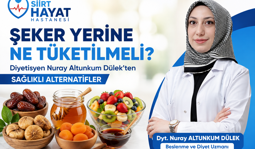 Şeker Yerine Ne Tüketilmeli? Diyetisyen Nuray Altunkum Dülek’ten Sağlıklı Alternatifler