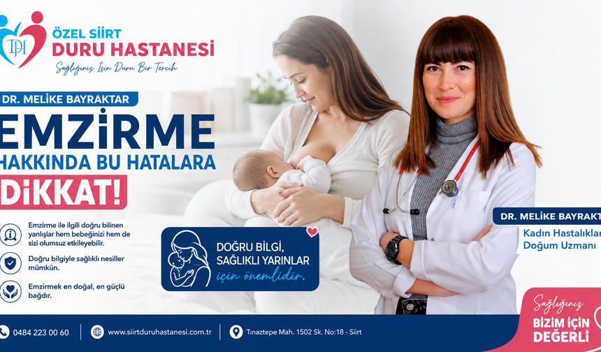 Dr.Melike Bayraktar Emzirme Hakkında Bu Hatalara Dikkat