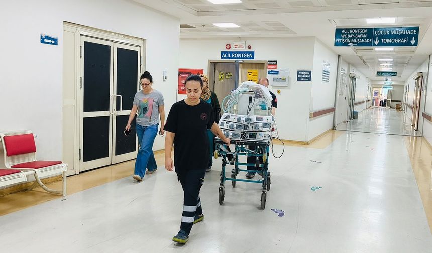 Kalp Yetmezliği Bulunan 8 Günlük Bebek Uçak Ambulansla Ankara’ya Sevk Edildi