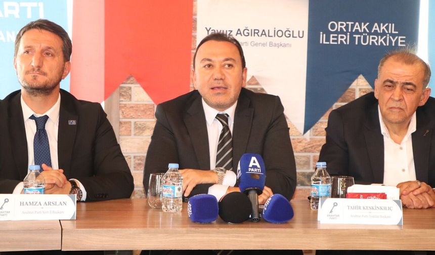 Anahtar Parti Bölge İl Başkanları Toplantısı Siirt’te Gerçekleştirildi