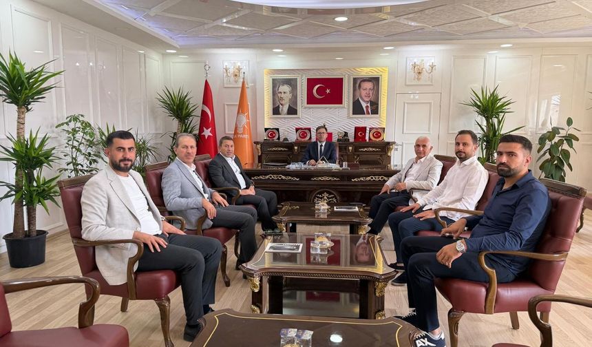 Siirt TSO Başkanı Güven Kuzu’dan AK Parti İl Başkanı Gider’e Hayırlı Olsun Ziyareti