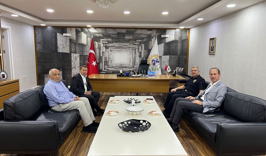 İl Emniyet Müdürü Mehmet Özdemir’den Siirt TSO Başkanı Kuzu’ya İade-i Ziyaret