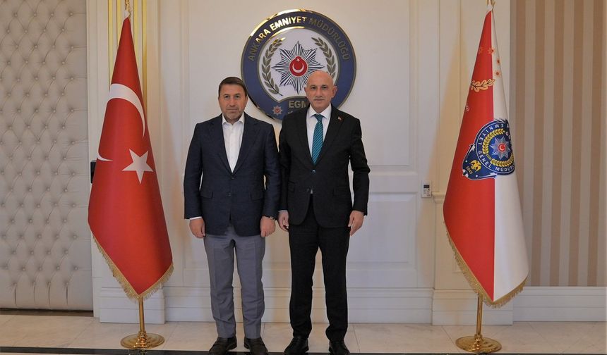 Siirt TSO Başkanı Güven Kuzu’dan Ankara İl Emniyet Müdürü Maksut Yüksek’e Ziyaret