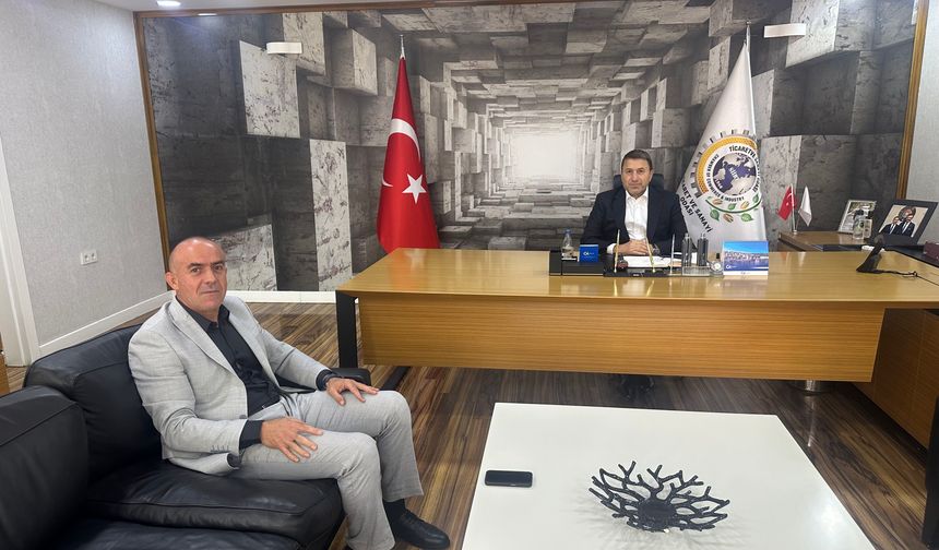 Gökçebağ Belediye Başkanı Ferzent Çiçek’ten Güven Kuzu’ya Ziyaret