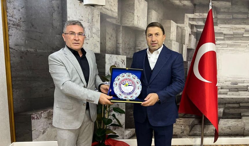 Siirt Amatör Spor Kulüpleri Federasyonundan Güven Kuzu’ya Hayırlı Olsun Ziyareti