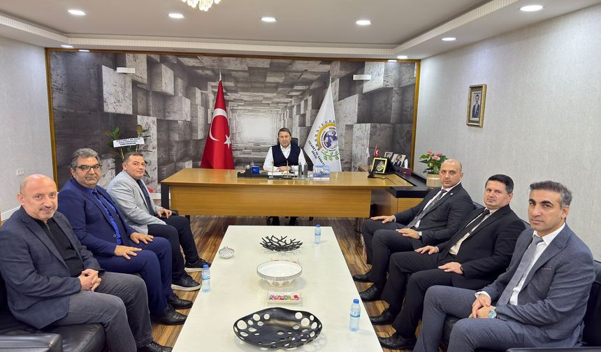 Siirt’te Kurum Müdürlerinden Güven Kuzu’ya Hayırlı Olsun Ziyareti