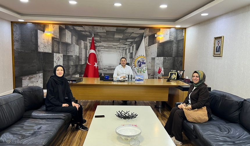 AK Parti Kadın Kolları’ndan Güven Kuzu’ya Hayırlı Olsun Ziyareti