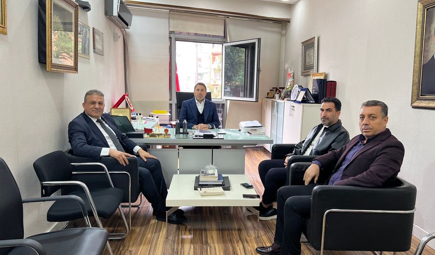 Av. Nizam Dilek ve Beraberindeki Heyetten Güven Kuzu’ya Hayırlı Olsun Ziyareti