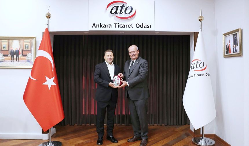 Siirt TSO Başkanı Güven Kuzu’dan ATO Başkanı Gürsel Baran’a Ziyaret