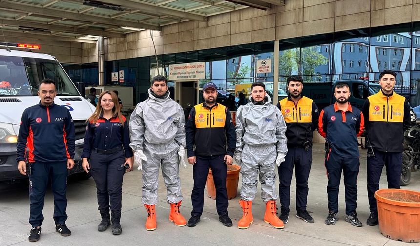 SİİRT’TE GERÇEĞİ ARATMAYAN KBRN TATBİKATI