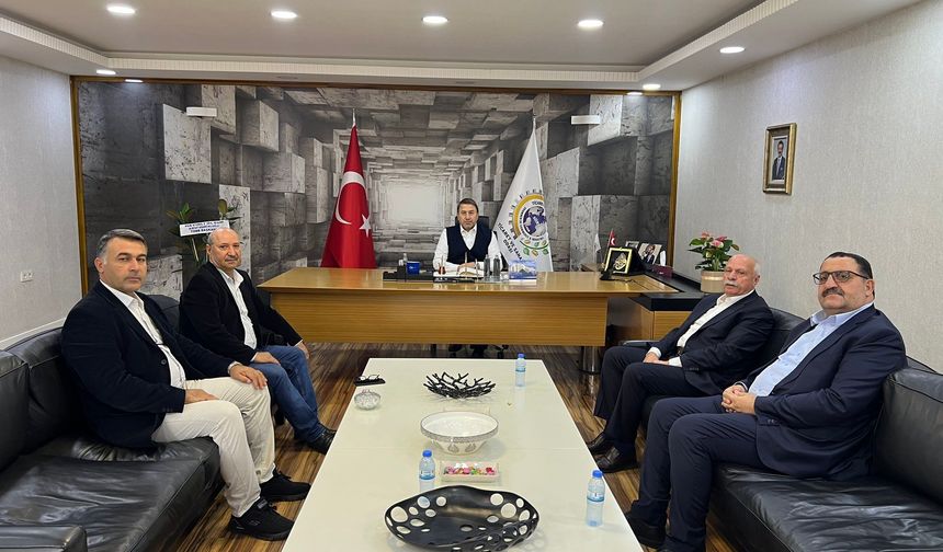 Belediye İş Sendikası Siirt Şube Başkanı Halit Akınay’dan Güven Kuzu’ya Hayırlı Olsun Ziyareti