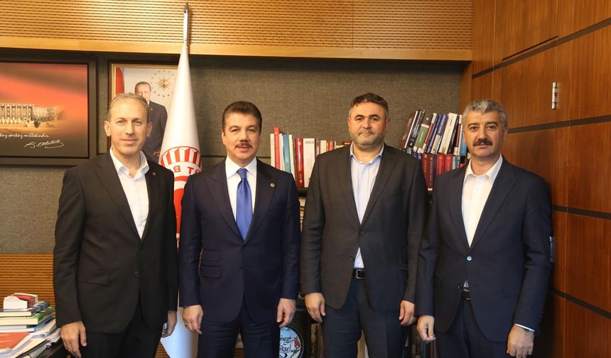Siirt Heyetinden TBMM Adalet Komisyonu Başkanı Cüneyt Yüksel’e Ziyaret