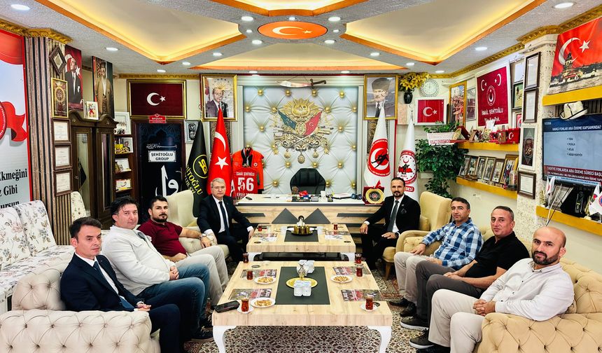 İl Emniyet Müdürü Mehmet Özdemir’den Güvenlik Korucuları Federasyonuna Ziyaret