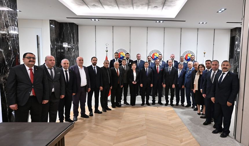 SİİRT TSO’DAN TOBB BAŞKANI HİSARCIKLIOĞLU’NA ZİYARET