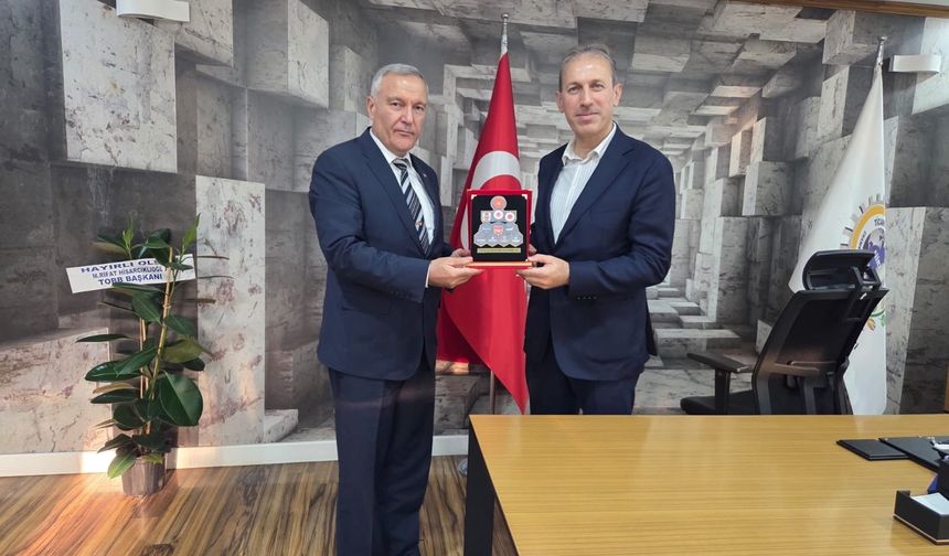 Fuat Özgür Çalapkulu, TSK Güçlendirme Vakfı Temsilcisi Ahmet Avcı’yı Ağırladı