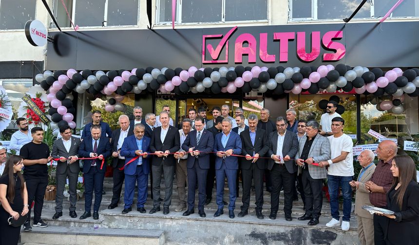Kurtalan’da Altus Mağazasının Açılışı Gerçekleştirildi