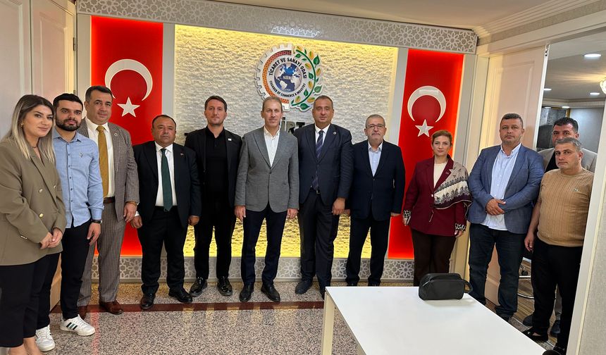 Anahtar Parti Heyetinden Siirt TSO Başkan Vekili Çalapkulu’ya Ziyaret
