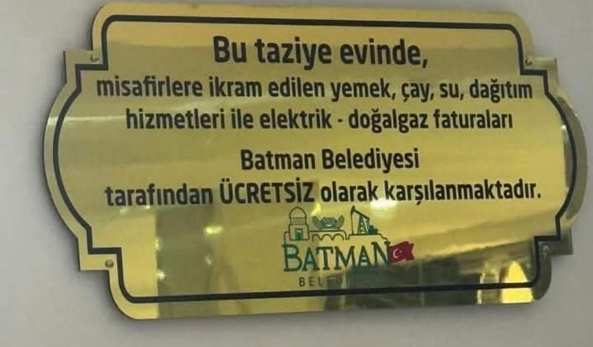 Batman’da Taziye Giderlerini Belediye Karşılıyor, Siirtliler de Aynısını İstiyor