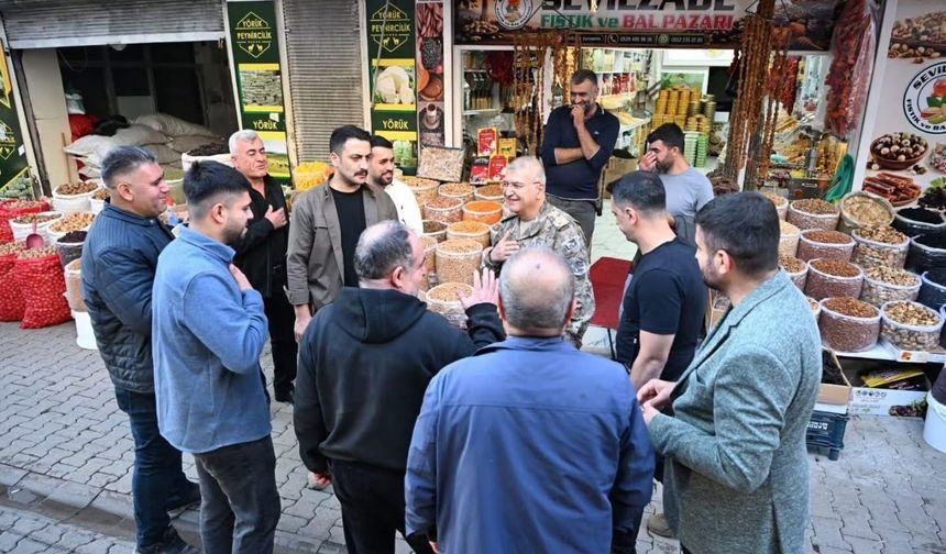 Siirt İl Emniyet Müdürü Mehmet Özdemir’den Helvacılar Çarşısı’na Ziyaret