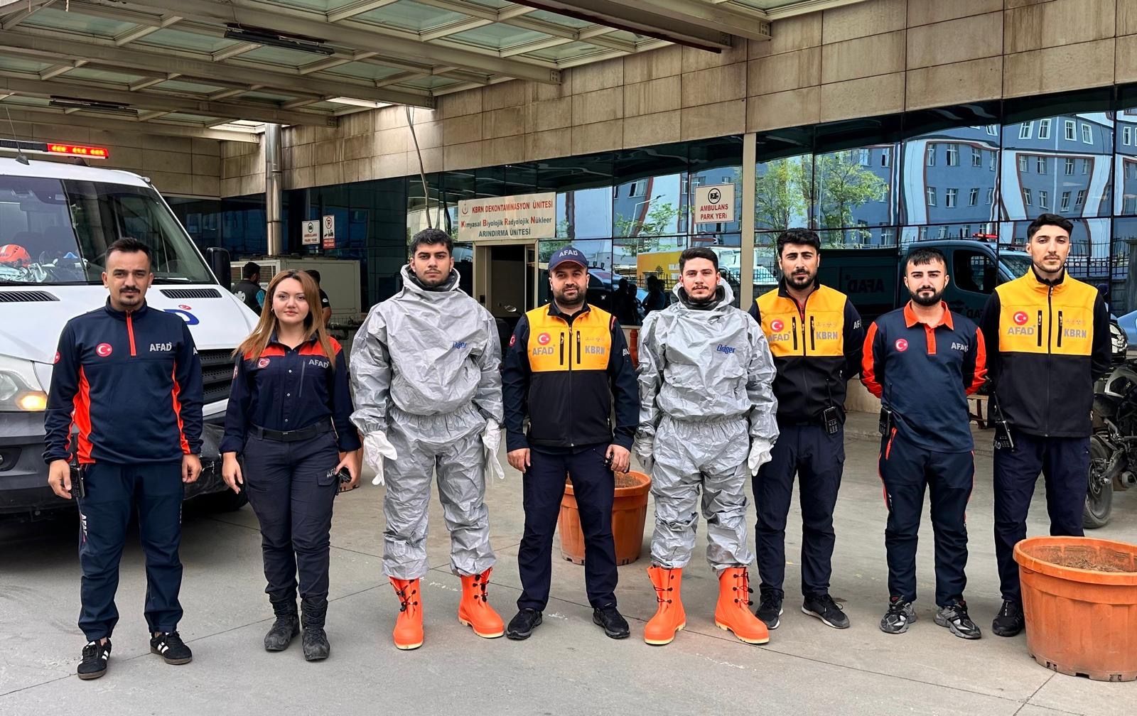 SİİRT’TE GERÇEĞİ ARATMAYAN KBRN TATBİKATI