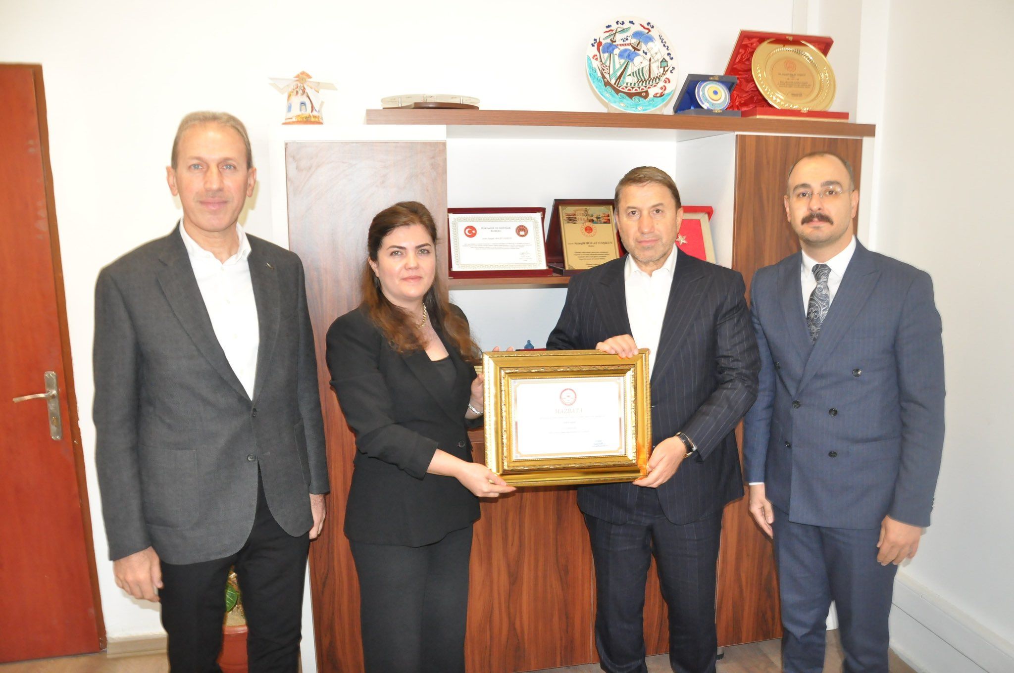 STSO BAŞKANI GÜVEN KUZU, MAZBATASINI ALDI